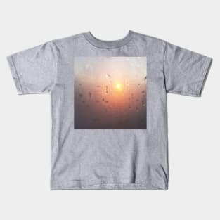 Dewy glass sunrise Kids T-Shirt